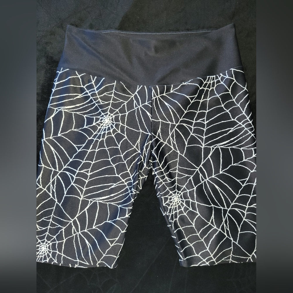 Black Widow Yoga Biker Shorts